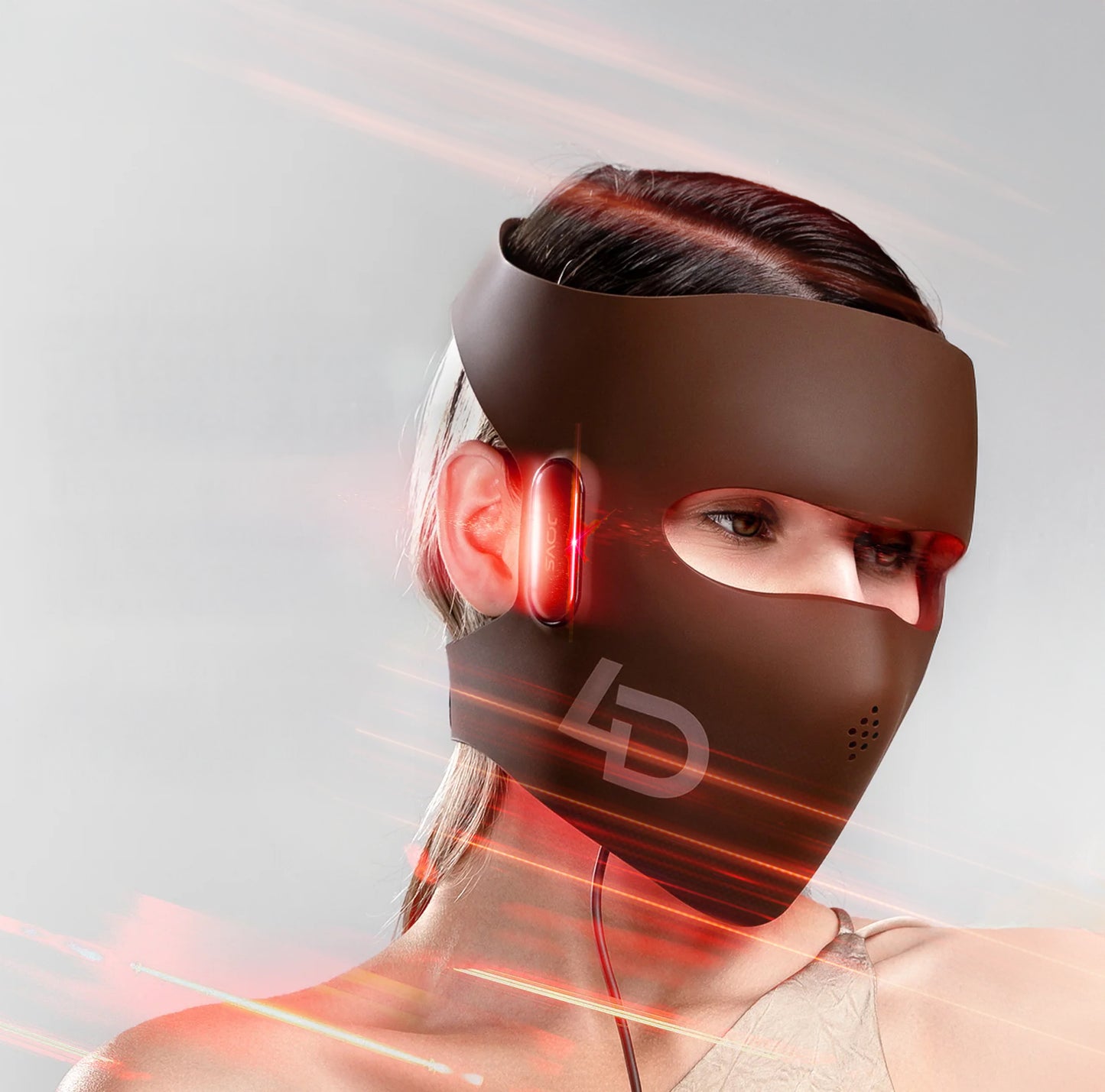 Máscara Facial de Terapia de Luz Láser