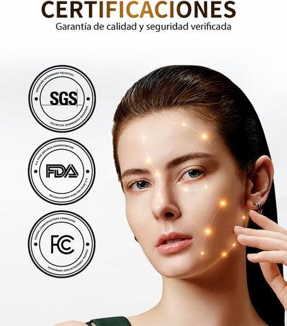 Máscara Facial de Terapia de Luz Láser