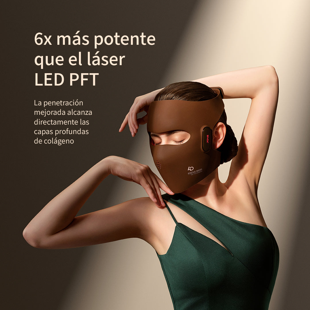 Máscara Facial de Terapia de Luz Láser