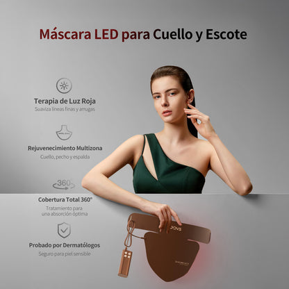 Máscara LED para cuello y escote