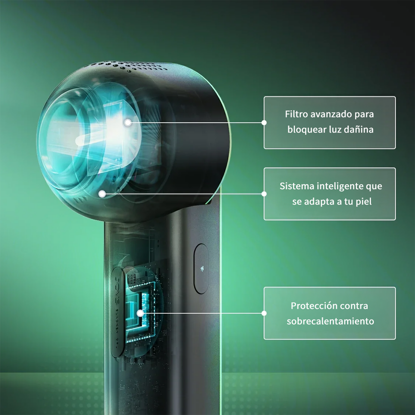 MÁSCARA LÁSER 4D + BLACKEN PLUS