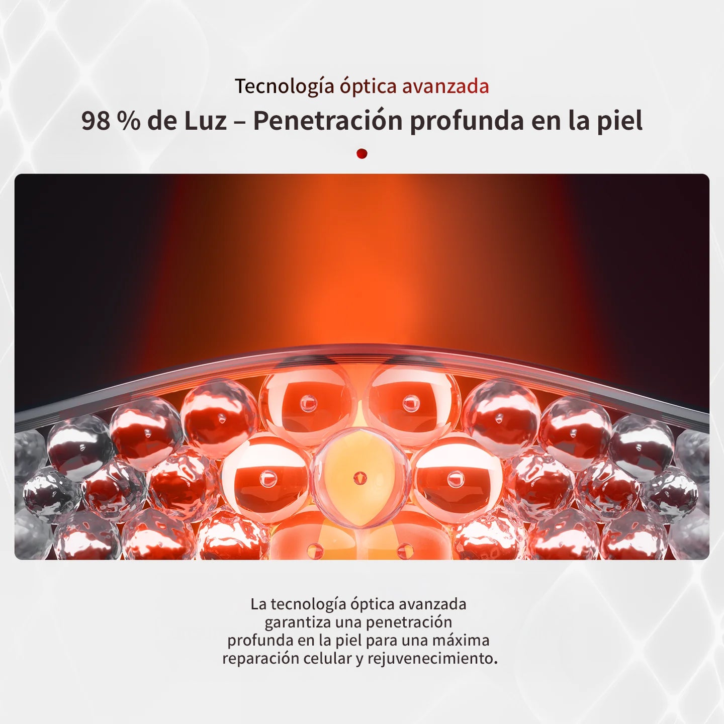 Máscara Facial de Terapia de Luz LED