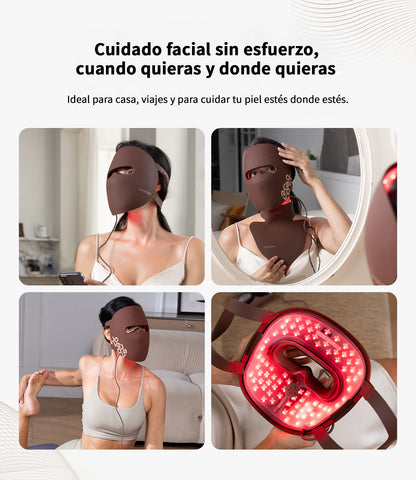 Máscara Facial de Terapia de Luz LED