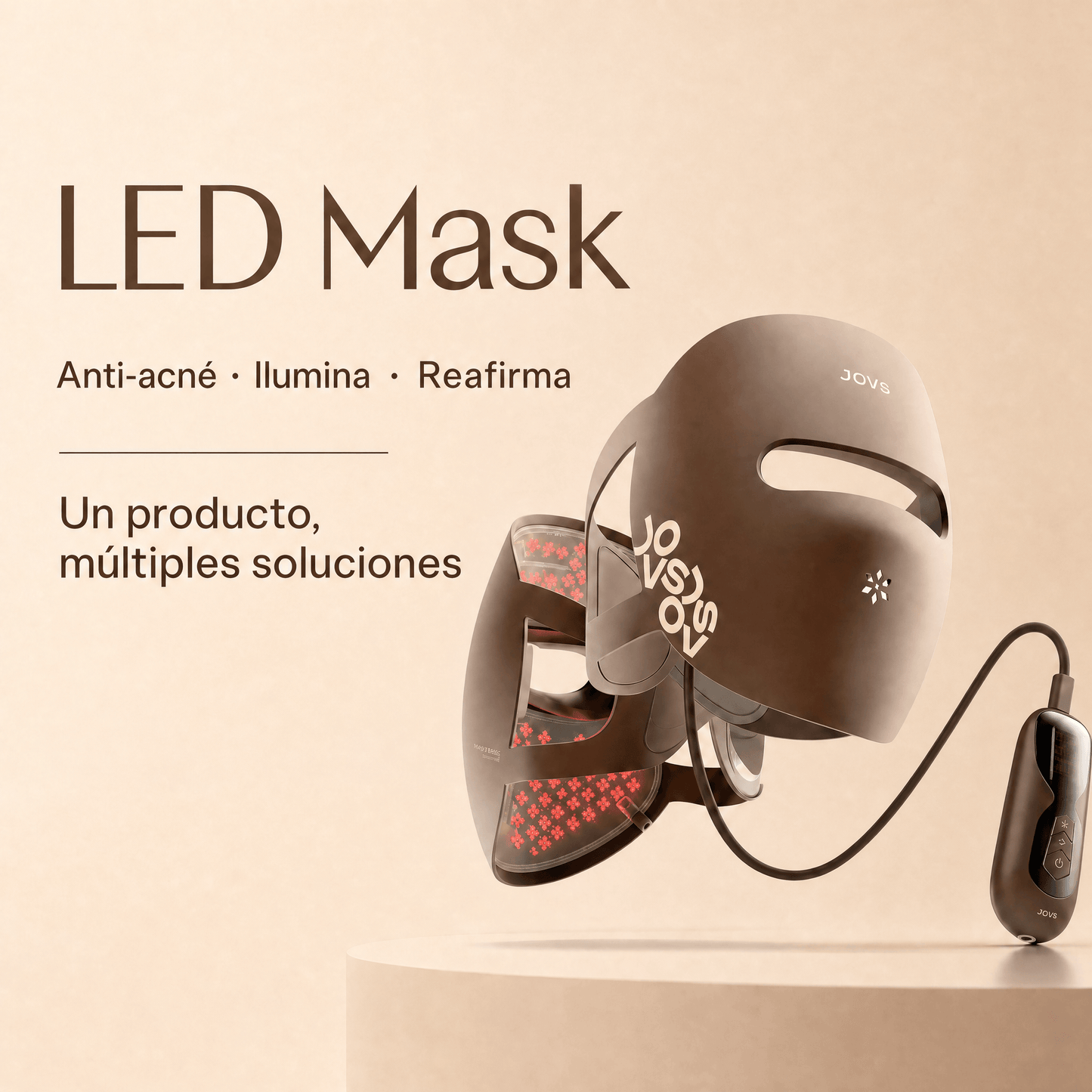 Máscara Facial de Terapia de Luz LED