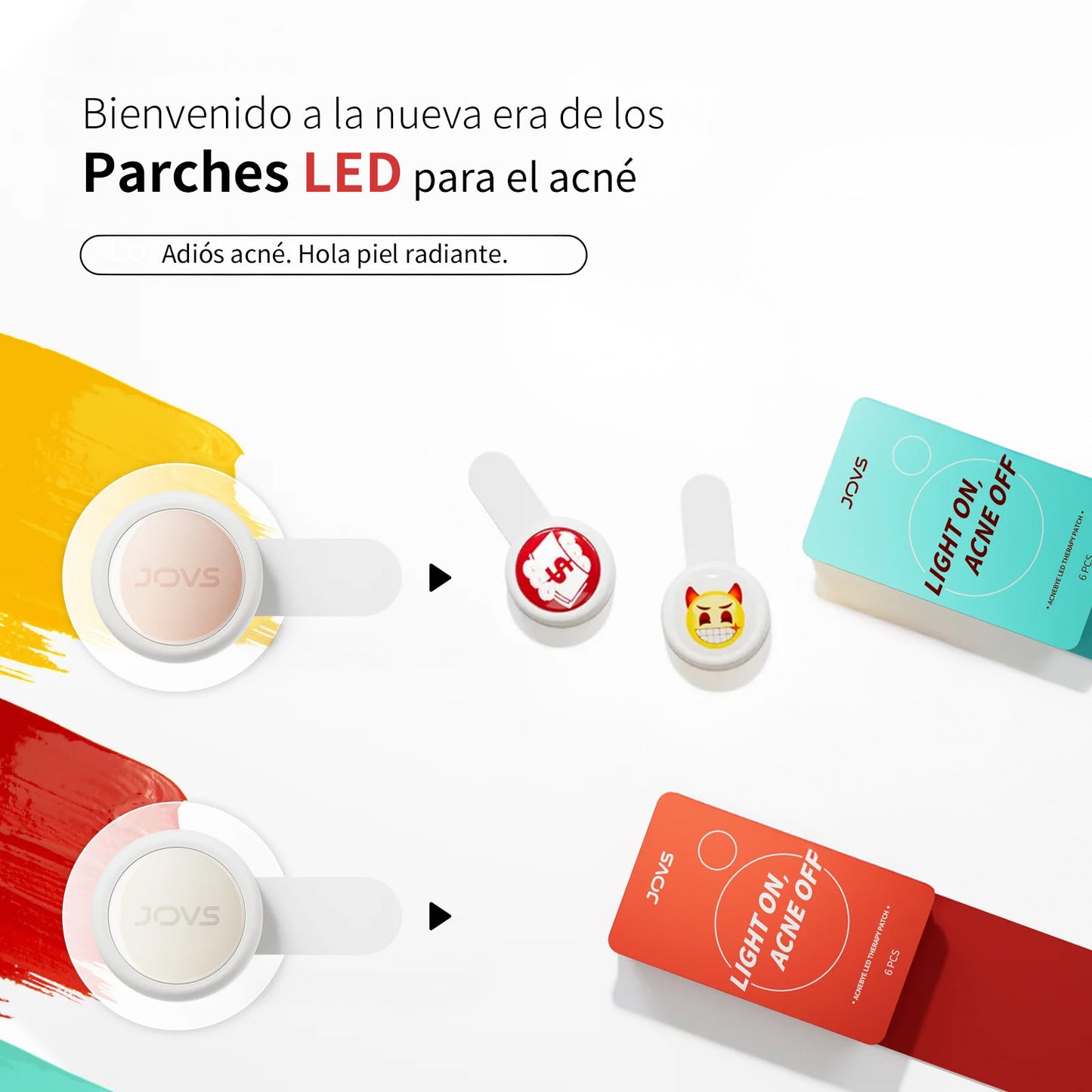 JOVS AcneBYE™ - Tratamiento de Parche LED