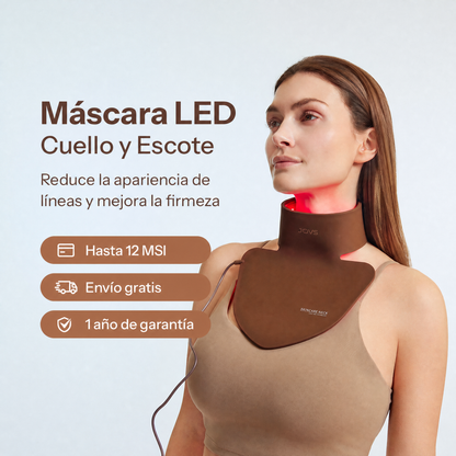 Máscara LED para cuello y escote
